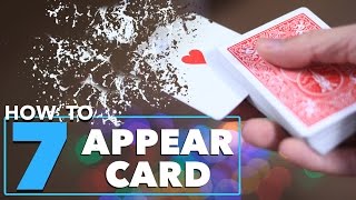 7 Magic Tricks to Make Cards Appear in Your Hands Tutorial [upl. by Pellikka440]