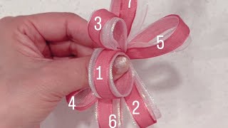 HOW TO MAKE EASY CORSAGERIBBON [upl. by Ax]