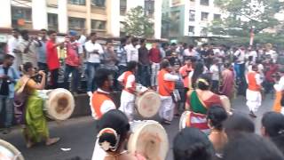 Srujan dhol tasha pathak  Charkop cha Raja Maghi Ganeshotsav 2017 [upl. by Martino]