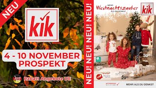 KİK Prospekt Werbung  Rabatt Angebote DE  Prospekt Gültig von 04112024 [upl. by Nirred]