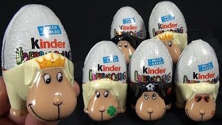 Kinder Überraschung  Oster Schafe mit Eierbecher Kinder Surprise [upl. by Stichter]