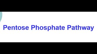 Pentose Phosphate Pathway I Phosphogluconate Pathway I Hexose Monophosphate Shunt [upl. by Meyer]