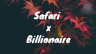 Sarena x Otilia  Safari x Billionaire  Lyrics video [upl. by Loria]