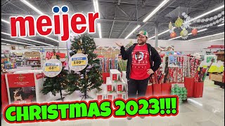 CHRISTMAS 2023 AT MEIJER  BOARDMAN OH [upl. by Sayers]