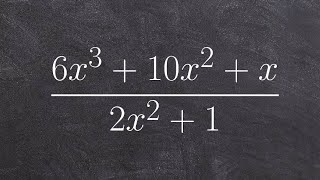 Dividing polynomials using long division [upl. by Corvese387]