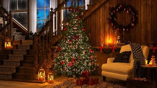 3 Hours of Christmas Music  Instrumental Christmas Music with Rain Sounds  Cozy Christmas Ambience [upl. by Waneta]