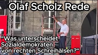 Olaf Scholz Rede  Wahlkampf Chemnitz 30082024 [upl. by Dorothea859]