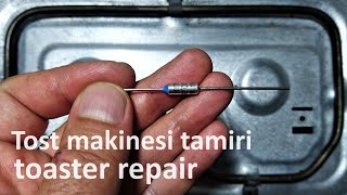 Tost makinesi tamiri nasıl yapılır  Termik sigorta değişimi [upl. by Eras]