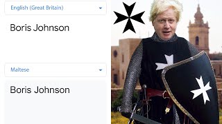 Boris Johnson in different languages meme  Part 4 [upl. by Nauquf]