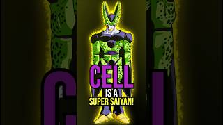 Cell is a SUPER SAIYAN 😱 Dragon Ball Z shorts [upl. by Rubi]