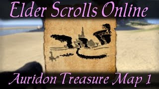 Auridon Treasure Map 1 Elder Scrolls Online ESO [upl. by Leima]