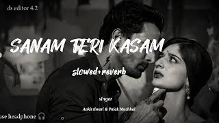 Sanam Teri Kasam  slowedreverb  Ankit tiwari palak muchhal use headphone 🎧 [upl. by Reiche]