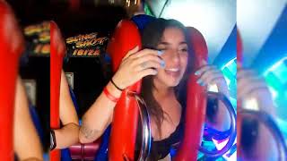 OMG 🔥  Wait for End  The secret is OUT  Slingshot Ride Girl Reaction Part 7 SlingshotThrills [upl. by Caprice666]