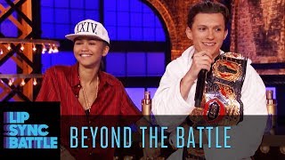 Zendaya amp Tom Holland Go Beyond the Battle  Lip Sync Battle [upl. by Araf651]