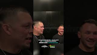 Nate Diaz hilarious reaction when asked if Michael Chandler can beat Conor McGregor [upl. by Aenit590]