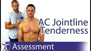 AC Joint Line Tenderness  Acromioclavicular Joint Pathology [upl. by Botzow]