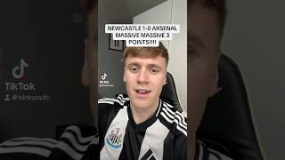 NEWCASTLE 10 ARSENAL NUFC Newcastle NewcastleUnited Arsenal ArsenalFC [upl. by Happ]