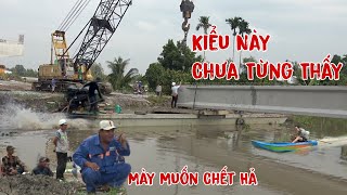 Quá NểAi Nghỉ Ra Cách Này Di Chuyển Dầm Cầu Gần 50 Tấn Qua Sông Phải Gọi Là Sư Phụ [upl. by Macmullin]