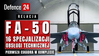 Eskadra FA50 to też 67 techników i 16 specjalizacji [upl. by Moor]