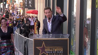 Benedict Cumberbatch Speech at his Hollywood Walk Of Fame Star Unveiling Ceremony [upl. by Haman]