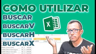 ¿Cómo usar las funciones buscar buscarV buscarH y buscarX ¿Cuál es su diferencia Te explico [upl. by Adiaj]