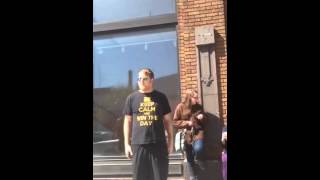 Angry Guy at Cass Corredor Planned Parenthood Abortion Picket April 23 2016 [upl. by Lecia]