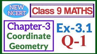 Class 9 Maths Ex 31 Q1  Coordinate Geometry  NEW NCERT [upl. by Chaille]