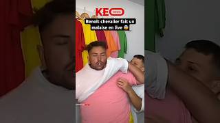 BENOÎT CHEVALIER FAIT UN MALAISE EN LIVE TIKTOK 😨 shorts drama benoitchevalier springonshorts [upl. by Polad]