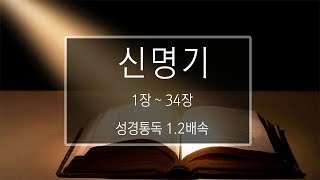 성경 읽기 신명기 1장  34장 [upl. by Harbard]