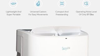 SERENE LIFE 🥶🧊❄️Portable Air Conditioner 14000 BTU review [upl. by Assetak]