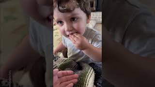 Toddler Doesnt Quite Understand What Sharing Is 😂 [upl. by Amador]