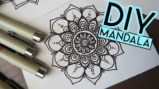 How to Draw a MANDALA [upl. by Kerred424]