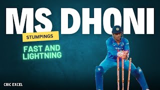 Every MS Dhoni Stumpings In T20  Fast And Lightning ⚡ Cric Excel [upl. by Athene698]