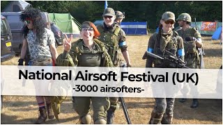 National Airsoft Festival UK  3000 airsofters [upl. by Mastic]