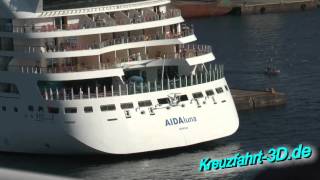 AIDAmar Reisebericht Tag 3  Bergen Norwegen Einlaufen  Auslaufen 11062012 HD  2D [upl. by Eelirak]