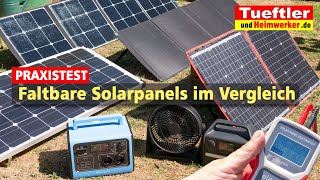 Faltbare Solarpanel im Test Kroak SP06 200W DOKIO 80W Bluetti SP200 und Glaspanel [upl. by Ytisahc405]