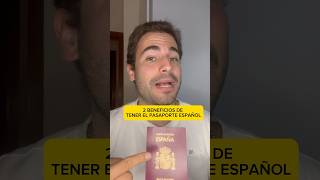 2 beneficios de tener el pasaporte español pasaporte [upl. by Erika]