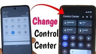 redmi phone me control center change kaise kare  How to change control center in any device [upl. by Anemolif]