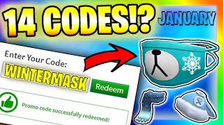 14 Codes ALL NEW PROMO CODES in ROBLOX January 2024 [upl. by Lynne]