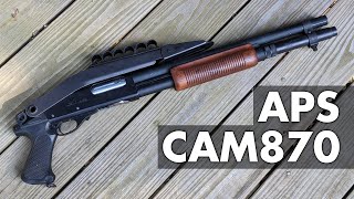 APS Airsoft CAM870 MkIII Complete Guide amp Review [upl. by Drescher506]