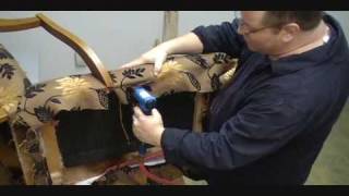 How to upholster a Chair Chapter 8 [upl. by Hgielram]