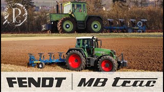 MBtrac 1600 amp FENDT 718 Vario bei der Bodenbearbeitung und Aussaat 2022 [upl. by Yentrac]