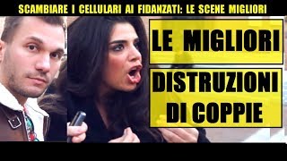 SCAMBIARE I CELLULARI LE MIGLIORI Distruzioni di Coppie COMPILATION  Giacomo Hawkman [upl. by Konstantine]