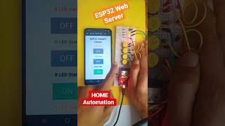 Home Automation with an ESP32 Web Server  Manual  Wireless [upl. by Buttaro]