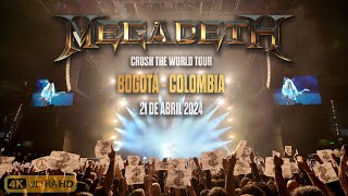 Megadeth  Crush The World Tour 21 de abril Bogota Colombia  Full Show  2024  4K [upl. by Rangel781]