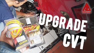 Upgrade CVT Vespa Sprint 150 [upl. by Enelad]