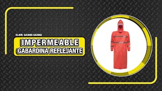 IMPERMEABLE GABARDINA REFLEJANTE  CLAVE GA3060GA3062 [upl. by Bock]