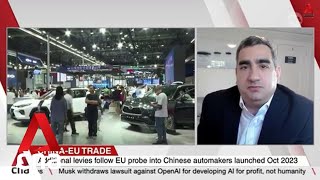 Analyst Anthony Sassine on the implications of additional EU tariffs on Chinese EVs [upl. by Kenrick633]