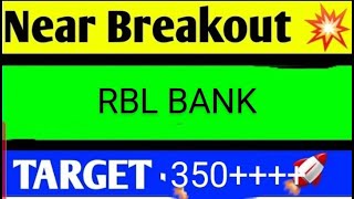 RBL BANK SHARE LATEST NEWS TODAYRBL BANK SHARE TARGETRBL BANK SHARE ANALYSISRBL BANK SHARE NEWS [upl. by Eadrahs]