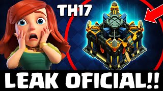 🚨OFICIAL ¡¡NUEVO AYUNTAMIENTO 17 FILTRADO por SUPERCELL 🤯 Clash of Clans [upl. by Eiuqnimod]